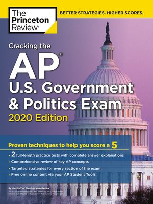 cover image of Cracking the AP U.S. Government & Politics Exam, 2020 Edition